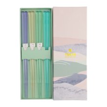 Blue Chopstick Set 4 pair at Tokyo Design Studio (picture 2 of 5)