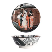 Nudelschale Asakusa Geisha, Porzellan, 1,25 l