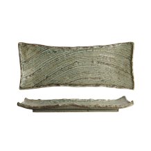 TDS, Large Plate Wabi Uguisu, 31x12.5x3cm, Item No. 21566