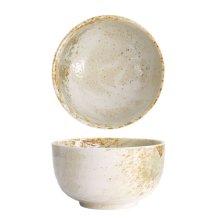 TDS, Yukishino Tayo Bowl, White/Brown, Ø 12,7x7cm, 550ml, Item No. 21584