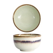 TDS, Tayo Bowl, Wasabi, Light Green/Brown, Ø 12.7x7cm, 550ml, Item No. 21585