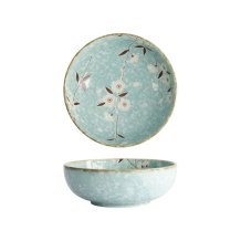 Flache Schale Light Blue Sakura, Porzellan, 900 ml