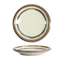 TDS, Plate, Wasabi,  Light Green/Brown, Ø 14x2.2 cm, Item No. 21621