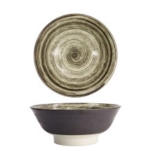 TDS, Asashio Noodle Bowl, Bk/Wh, Ø 21.5x9cm, 1300ml, Item No. 21633