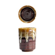 TDS, Teacup, Brown Glaze, Ø7.8x10.2cm 300ml, Item No. 21654