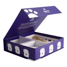 Sushi-Set Kawaii Blue Maneko Wei&szlig;, 6-tlg., Porzellan