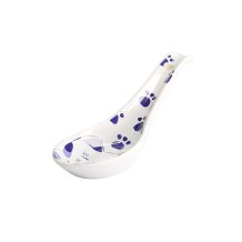 TDS, Kawaii Blue Maneko Spoon, 13.8x4.8cm, Item No. 21672