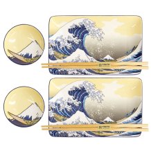 Kawaii Hokusai Sushi Plate Giftset at Tokyo Design Studio (picture 2 of 6)