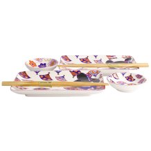 4 Stück mit Essstäbchen Kawaii Maiko Sushi-Teller-Geschenkset bei Tokyo Design Studio (Bild 3 von 6)