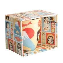Mug Kawaii Japan B Multicolour in a gift box, Porcelain, 380 ml