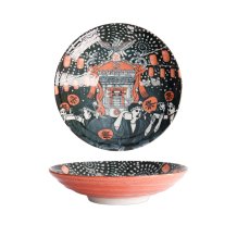 TDS, Pasta Teller, Asakusa, Matsuri, Ø  21x5cm, Art.-Nr. 21785