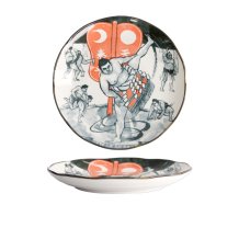 TDS, Round Plate, Asakusa, Sumo, Ø 25x3cm, Item No. 21790