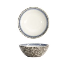 TDS, Bowl, Tajimi, Grey/White, Ø9.1cm, Item No. 21823