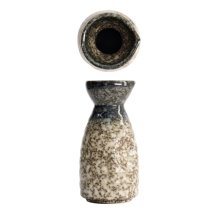 TDS, Sake Bottle, Tajimi, Grey/White, 11.2cm, Item No. 21826