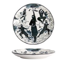 TDS, Round Plate, Asakusa, Ninja, Ø 25x3cm, Item No. 21886