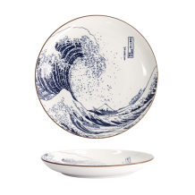 TDS, Plate, Hokusai, Ø18,3cm, Item No. 21889