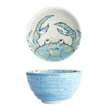 TDS, Bowl, Seafood, Ø 15.8 x 8.1 cm 950 ml, Crab, Light Blue - Item No. 21934