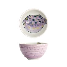 TDS, Bowl, Seafood, Ø 15.8 x 8.1 cm 950 ml, Blowfish Fugu, Purple - Item No. 21935
