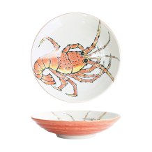 Tiefer Teller Seafood Hummer Rot, Porzellan, &Oslash; 21,7 cm, 900 ml