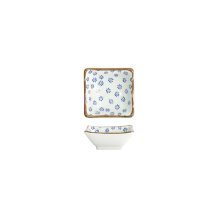 Quadratische Saucenschale Japan Flower Mizu, Porzellan, 8,5 &times; 8,5 &times; 3 cm