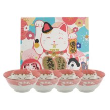 TDS, 4 Schalen Set, Kawaii Tayo Schalen, Ø 14.8 cm, Art.-Nr. 22037