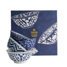 TDS, 4 Schalen Set, Mixed Bowls Botan, Ø 14,8 cm, Art.-Nr. 22039