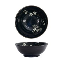 Ramen Bowl Cobalt Blue Sakura, Porcelain, 1.1 l