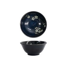 Rice Bowl Cobalt Blue Sakura, Porcelain, 500 ml