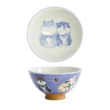 TDS, Rice Bowl, Kawaii Multi Shiba-Dog ,Ø 11.5x6cm, 300ml, Item No. 22248