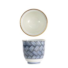 TDS, Teetasse, Blau/Weiß, Ø8x7,9cm, Art.-Nr. 22456