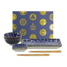 TDS, Luxury Sushi Set, 8pcs, Ohuke Dahlia, Item No. 22507