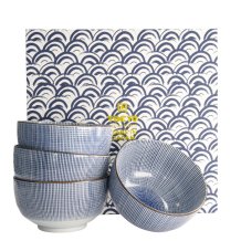 TDS, 4 Schalen Set, Sendan Tokusa, Ø 12,8 cm, Art.-Nr. 22511