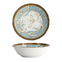 TDS, Bowl, Crane Light Blue, Ø21.6x6.5cm, Item No. 22596