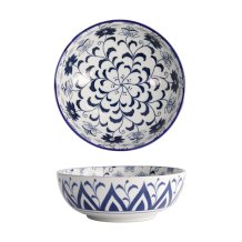 TDS, Schale, Tokyo Blue Botan, Mixed Bowls, Ø20x7,2cm, Art.-Nr. 22612