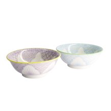 Lily Flower Giftset Pr/lbl 2 pcs Ramen Bowls at Tokyo Design Studio (picture 3 of 7)