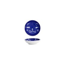 Saucenschale Kawaii Lucky Cat Blau, Porzellan, &Oslash; 9 cm