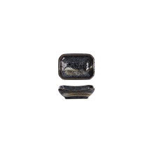 Sauce Bowl Arahake Black, Porcelain, 8.8 &times; 6.5 &times; 2.8 cm