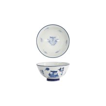 Schale Kawaii Owl Blau/Wei&szlig;, Porzellan, 300 ml