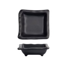 TDS, Saucen-Schale, Melamine Iwate Black, 9x8,5x2,5cm 80ml, Art.-Nr. 33285