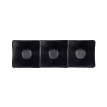 TDS, Saucen-Schale, Melamine Iwate Black, 3Stk, 18,7x6,2x4,4cm 114ml, Art.-Nr. 33287