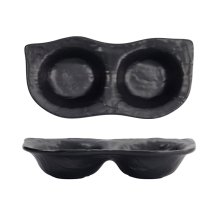 TDS, Saucenschale, Melamine Iwate Black, 2Stk, 19,2x9,4x3,6cm 110ml, Art.-Nr. 33288