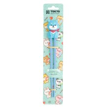 TDS, Kids-Chopsticks, Shiba Blue, 22 cm - Item No. 33313
