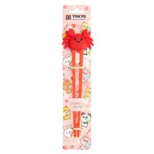 TDS, Kids-Chopsticks, Crab Red, 22 cm - Item No. 33316