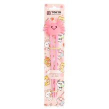 TDS, Kinder-Essstäbchen, Crab Pink, 22 cm - Art Nr. 33317