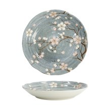 Teller Fujisakura Grau, Porzellan, &Oslash; 22 cm
