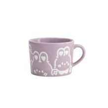 TDS, Mug, Kawaii Rabbit, Purple, Ø 8 x 6 cm - Item No. 33393