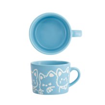 TDS, Tasse, Kawaii Dog, Blau, Ø 8 x 6 cm - Art Nr. 33395