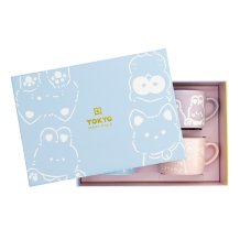 TDS, Mug Gift-Set, 4 pcs, Kawaii Animals, Ø 8 x 6cm, Item No. 33396