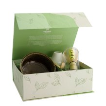 hellblau/grau Matcha Schale Geschenkset  bei Tokyo Design Studio (Bild 1 von 2)