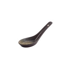 TDS, Spoon, Tajimi, Brown/Black, 13.5cm - Item No. 33465